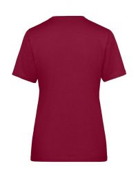 V-Shirt Damen Weinrot